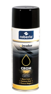 Roberlo 60026 Aircolor Crom Satin Black - 500ml