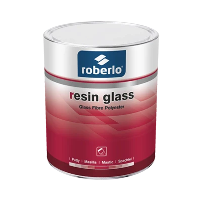 Roberlo RESIN GLASS fibreglass putty 2K - 3L 66257
